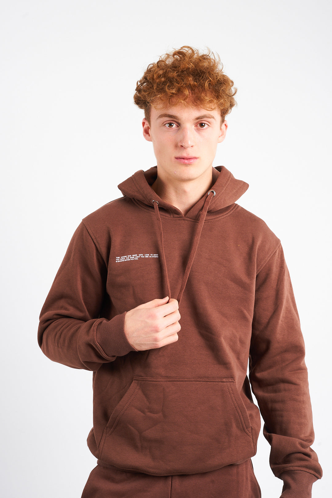 Chocolate brown hoodie hotsell